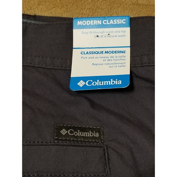Columbia NWT Men's Modern Classic Shorts Easy Fit 10' Size 44 Color Gray - Picture 2 of 12